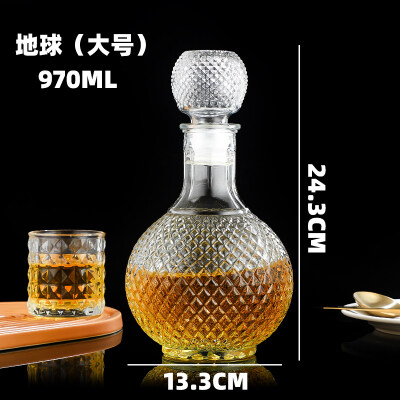 地球（qiú）大（dà）號970ML洋酒瓶定做